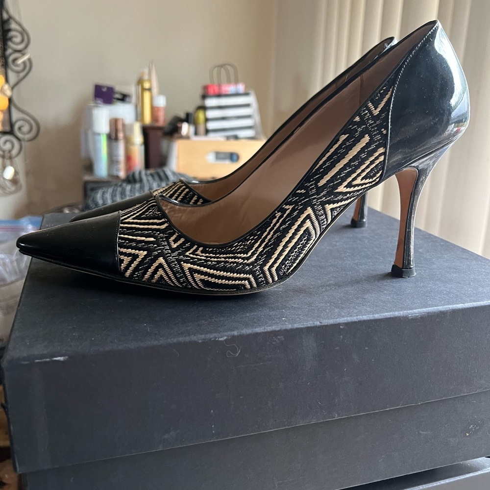 Manolo Blahnik pointy toed heels